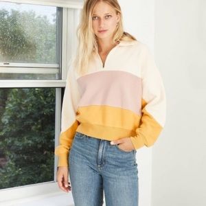 Quarter Zip Pull Over Sweatshirt